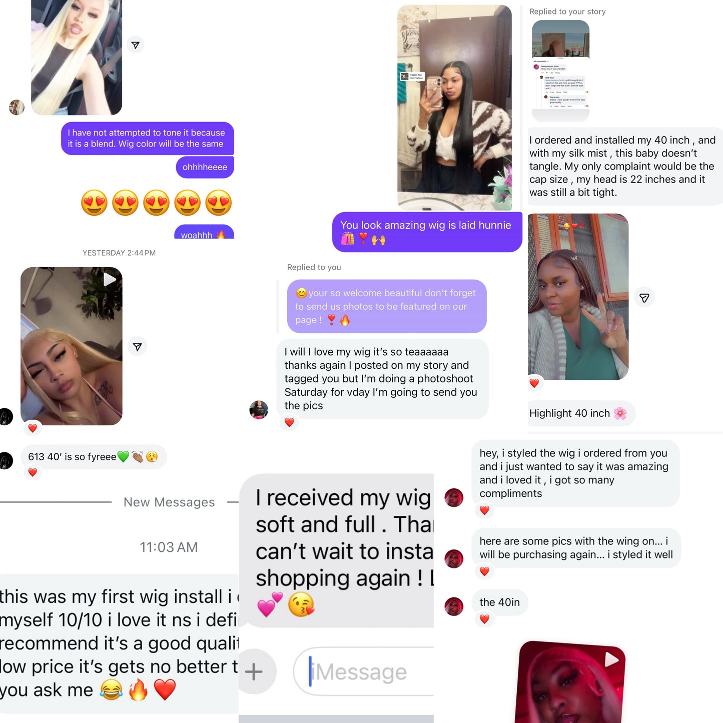 BLACK 13x6 40-Inch Lace Frontal Premium Fiber Blend Wig - Heat-Resistant, Luxury Long Wig for Glamorous Styling