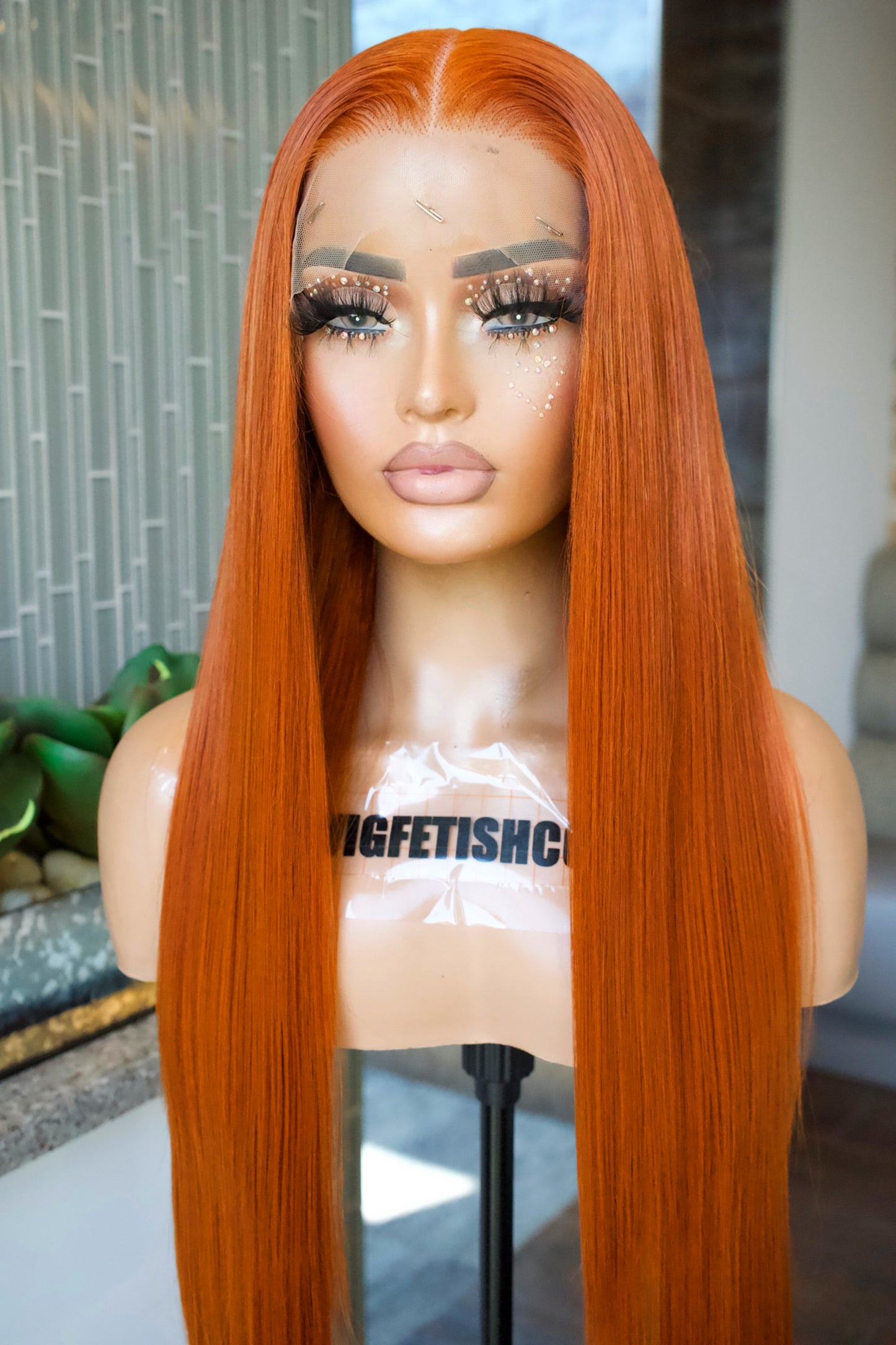 HD LACE 13x6 PREMIUM FIBER 30” WIG- Unit GINGER