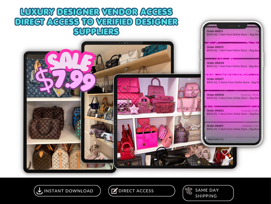 3 Luxury Designer Vendors Access Direct Access to Verified Designer Suppliers