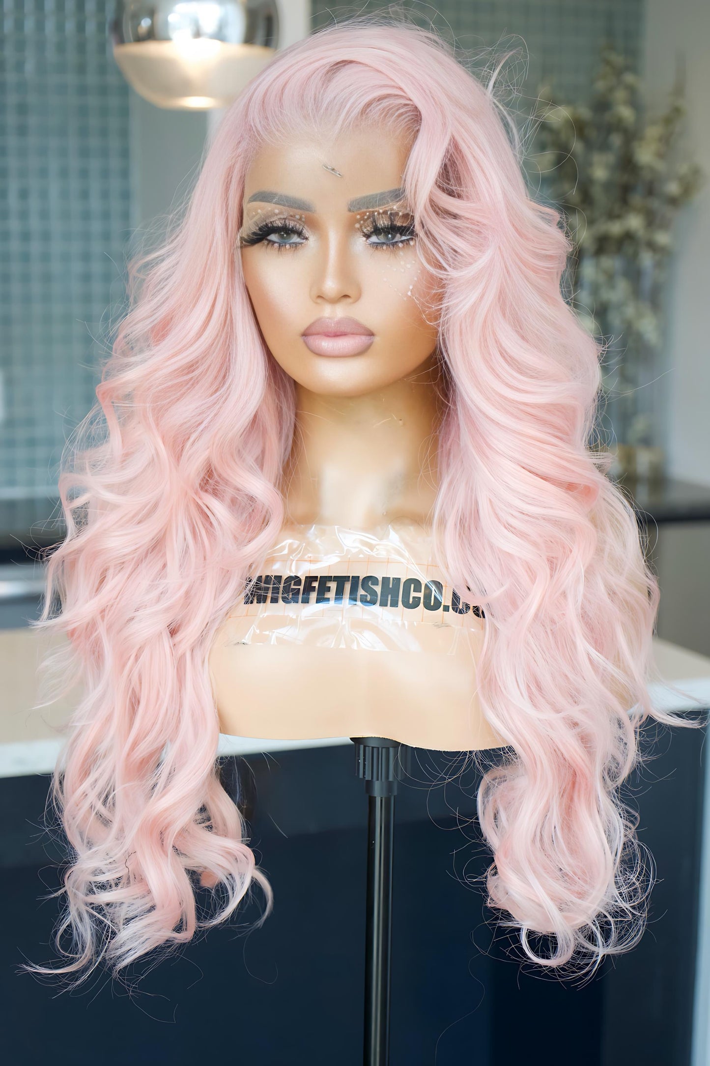 HD LACE 13x6 26” Heat Resistant Synthetic Blend Wig - PINKY (preorder)