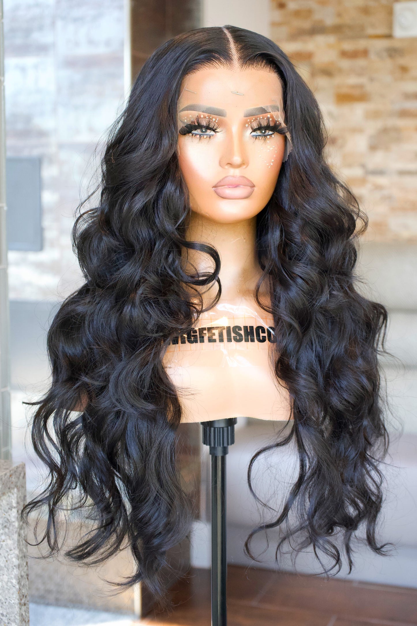 HD LACE 13x6 Pre-Plucked 26” Synthetic Blend Heat Resistant Lace Frontal Wig - UnitAVA