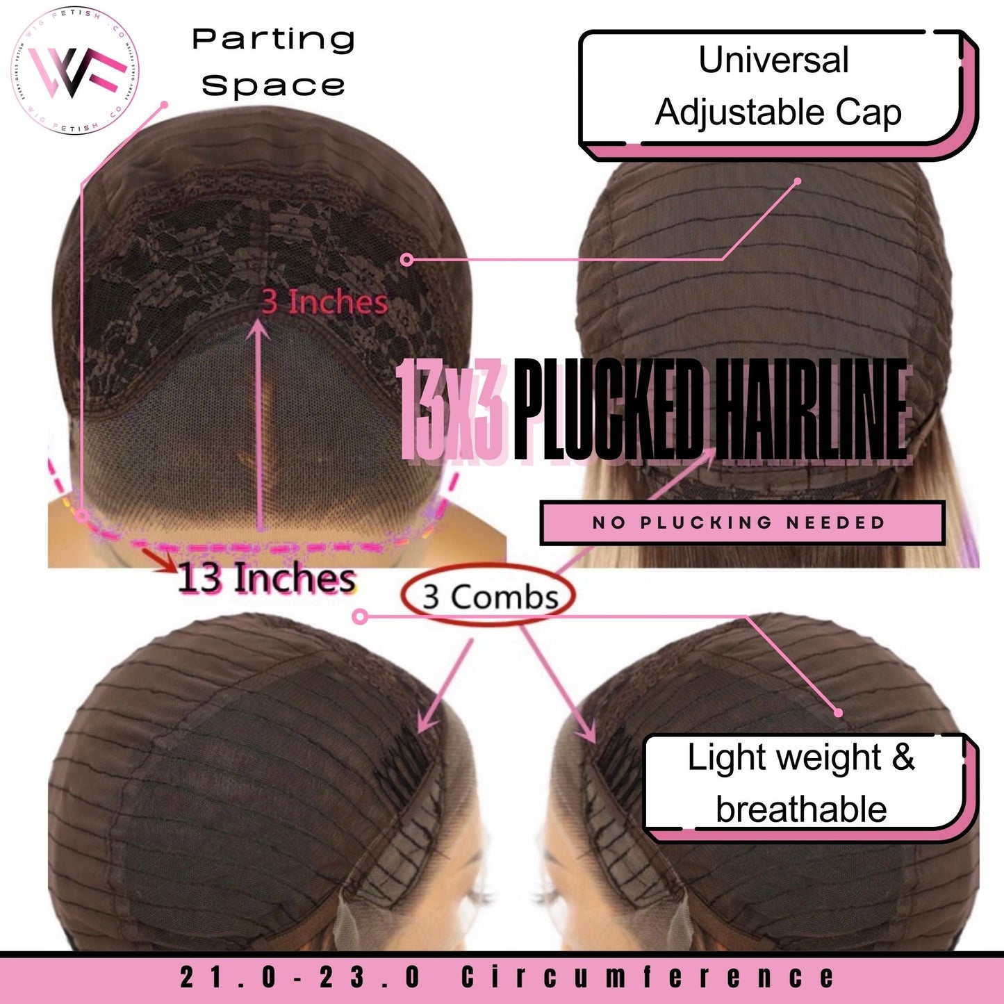 13x3 26” Premium Synthetic Blend Heat Resistant Lace Frontal Wig - Unit WFC 20